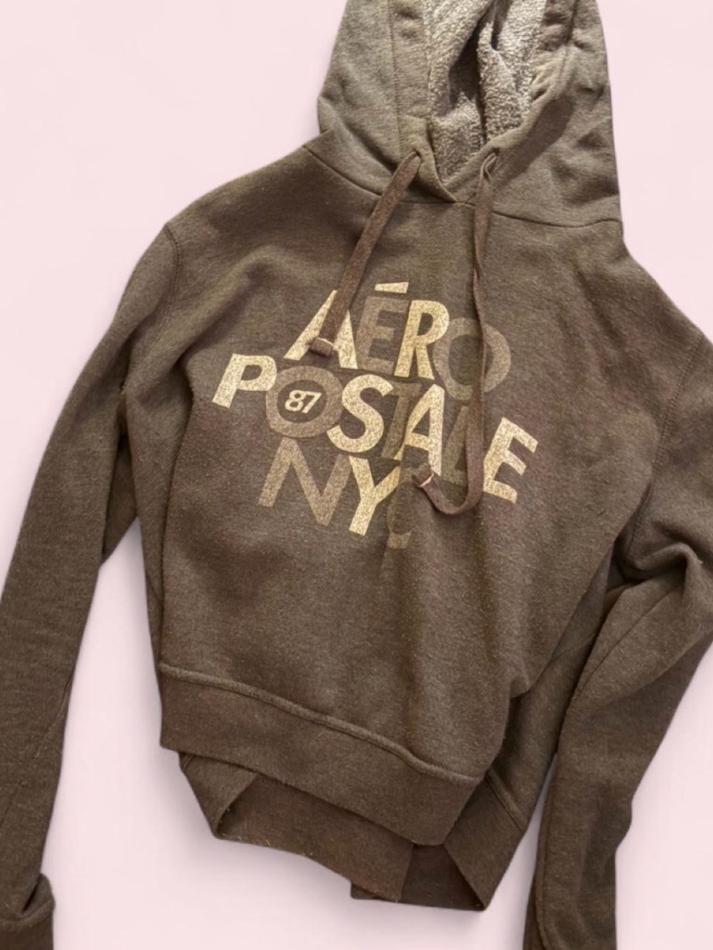 Aeropostale Olive Green Crewneck Sweatset